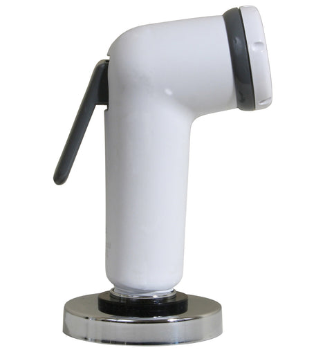 Scandvik Straight Handle Pull Out Sprayer - White w/6 Hose [10196P]