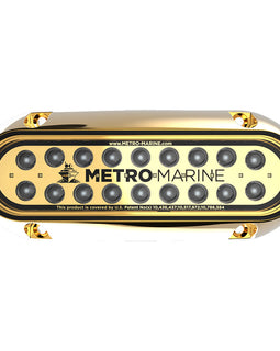 Metro Marine High-Output Elongated Underwater Light w/Intelligent Monochromatic LEDs - Aqua, 90 Beam [F-BME1-H-A3-90]