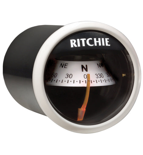 Ritchie X-23WW RitchieSport Compass - Dash Mount - White/Black [X-23WW]