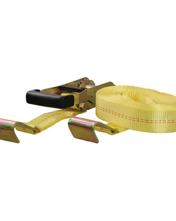 CURT 27 Yellow Cargo Strap w/Flat Hooks - 3,333 lbs [83048]