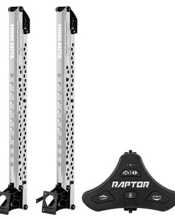 Minn Kota Raptor Bundle Pair - 10' Silver Shallow Water Anchors w/Active Anchoring  Footswitch Included [1810633/PAIR]