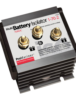 ProMariner Battery Isolator - 1 Alternator - 2 Battery - 70 AMP [11072]