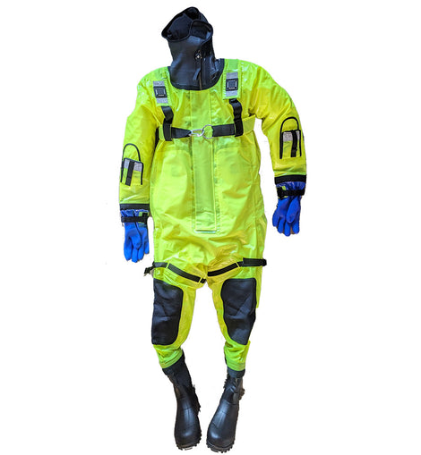 First Watch RS-1005 Ice Rescue Suit - Hi-Vis Yellow - S/M (Built to Fit 46-58) [RS-1005-HV-M]