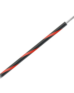 Pacer 16 AWG Gauge Striped Marine Wire 1000' Spool - Black w/Red Stripe [WUL16BK-2-1000]