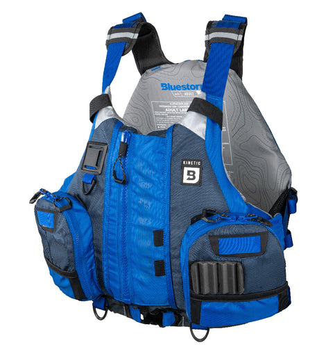 Bluestorm Kinetic Kayak Fishing Vest - Deep Blue - S/M [BS-409-BLU-S/M]