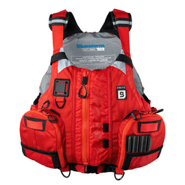 Bluestorm Kinetic Kayak Fishing Vest - Nitro Red - L/XL [BS-409-RED-L/XL]