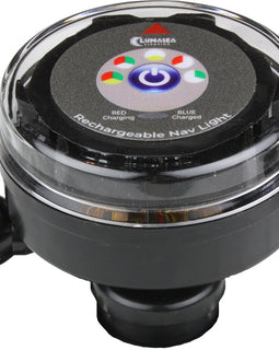 Lunasea Rechargeable Tri-Color Portable Navigation Light (No Mount) - Black [LLB-72BK-UB-00]