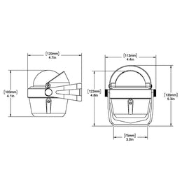 Ritchie RA-91 RitchieAngler Compass - Bracket Mount - Gray [RA-91]