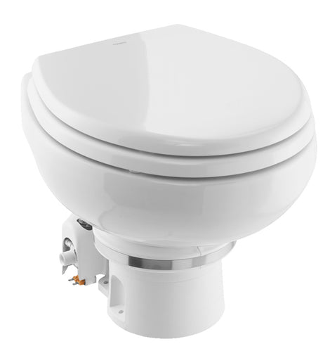 Dometic MasterFlush MF 7120 - White - Electric Macerating Toilet w/Orbit Base  Slow Close Seat - Freshwater - 12V [9610007270]