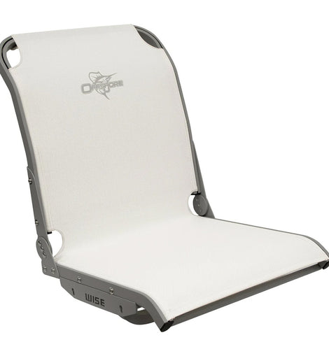 Wise 3374 Aero X Cool-Ride Mesh Mid-Back Boat Seat - White [3374-784]