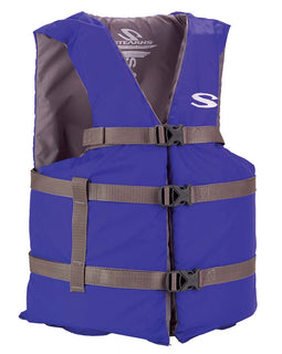 Stearns PFD 2001 Adult Boat Universal Blue Display for Adults Over 90lbs - Chest Size Of 50" [2160977]