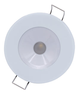 Lumitec Illusion Flush Mount LED Down Light - Spectrum RGBW - Cool White - White Housing [117127]