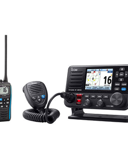 Icom M510 EVO 41 VHF w/NMEA 2000  FREE M25 Floating Handheld VHF Marine Radio - 5W - Blue [M510 EVO 41+M25-51]