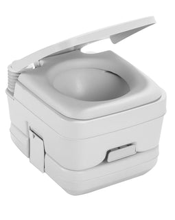 Dometic 964 Portable Toilet w/Mounting Brackets - 2.5 Gallon - Platinum [311096406]