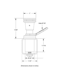 TACO Pontoon Fender Lock [F16-0220-1]