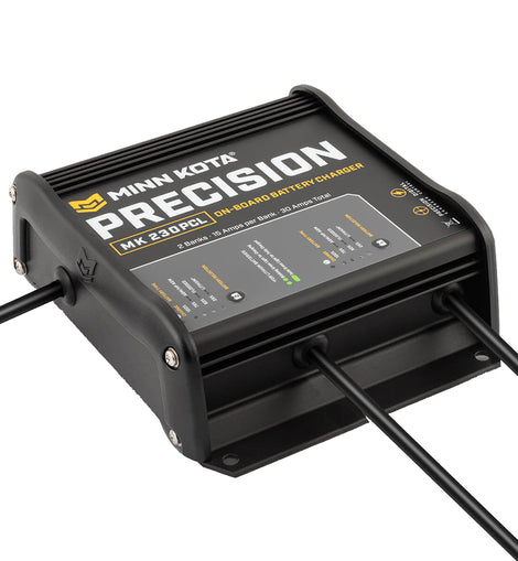 Minn Kota On-Board Precision Charger MK-230 PCL 2 Bank x 15 AMP LI Optimized Charger [1832304]