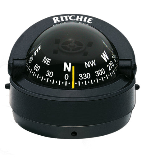 Ritchie S-53 Explorer Compass - Surface Mount - Black [S-53]