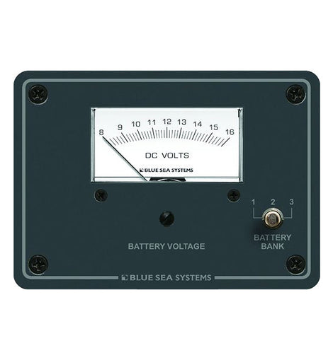 Blue Sea 8015 DC Analog Voltmeter w/Panel [8015]