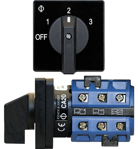 Blue Sea 9010 Switch, AV 120VAC 32A OFF +3 Positions [9010]