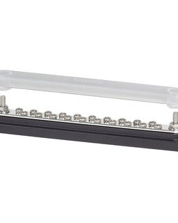 Blue Sea 2312, 150 Ampere Common Busbar 20 x 8-32 Screw Terminal with Cover [2312]