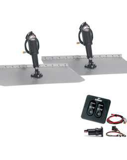 Lenco 12"x12" Standard Trim Tab Kit w/Standard Integrated Switch 12V [15105-102]