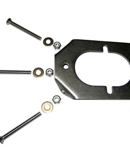Lee's Stainless Steel Backing Plate f/Medium Rod Holders [RH5931]