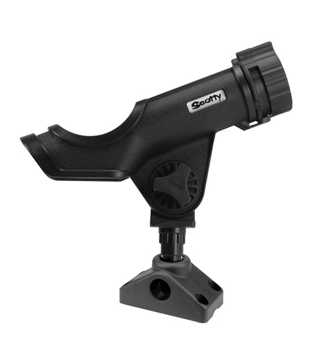 Scotty Powerlock Rod Holder Black w/241 Side/Deck Mount [230-BK]