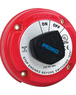 Perko Medium Duty Battery Disconnect Shut Off/On - 250 Amp Continuous, 12-32VDC [9601DP]