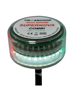 Clipper Supernova Combi LED Tricolor Masthead Anchor Light [CL-CTC]