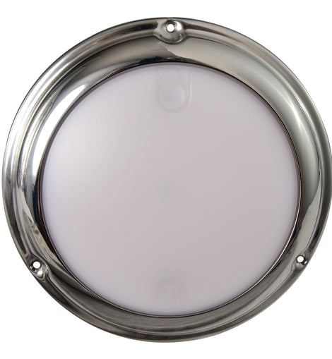 Lumitec TouchDome - Dome Light - Polished SS Finish - 2-Color White/Red Dimming [101098]