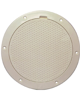 Beckson 6" Non-Skid Pry-Out Deck Plate - Beige [DP63-N]