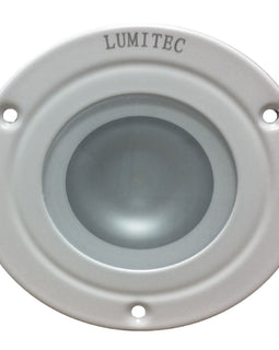 Lumitec Shadow - Flush Mount Down Light - White Finish - 3-Color Red/Blue Non-Dimming w/White Dimming [114128]