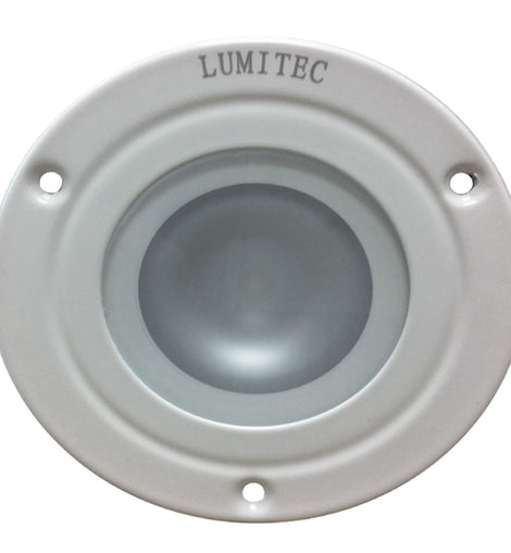 Lumitec Shadow - Flush Mount Down Light - White Finish - 3-Color Red/Blue Non-Dimming w/White Dimming [114128]