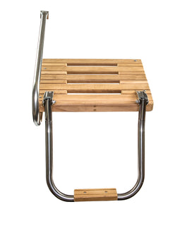 Whitecap Teak Swim Platform w/Ladder f/Outboard Motors [60902]