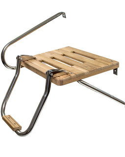 Whitecap Teak Swim Platform w/Ladder f/Outboard Motors [60902]