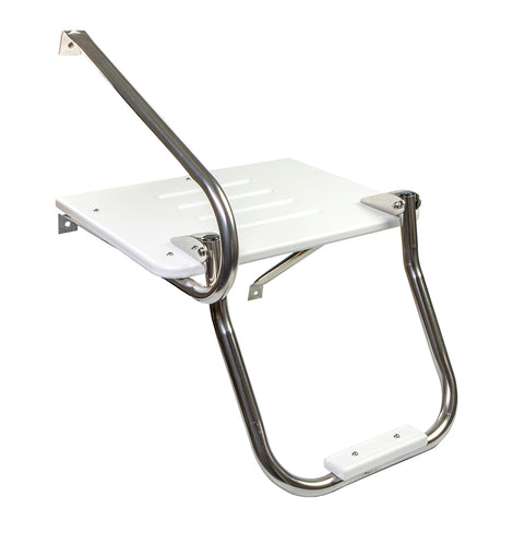 Whitecap White Poly Swim Platform w/Ladder f/Outboard Motors [67902]