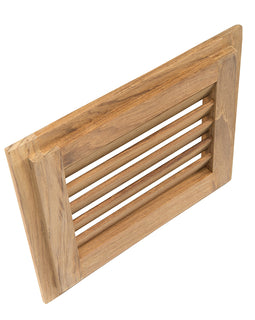 Whitecap Teak Louvered Insert - 7-1/2" x 9-1/8" x 3/4" [60712]