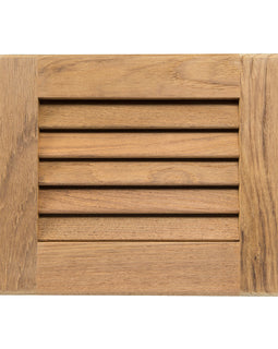 Whitecap Teak Louvered Insert - 7-1/2" x 9-1/8" x 3/4" [60712]