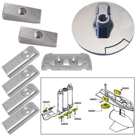 Tecnoseal Anode Kit w/Hardware - Mercury Verado 6 - Aluminum [20816AL]