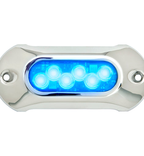 Attwood Light Armor Underwater LED Light - 6 LEDs - Blue [65UW06B-7]
