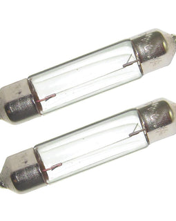 Perko Double Ended Festoon Bulbs - 12V, 10W, .74A - Pair [0070DP0CLR]