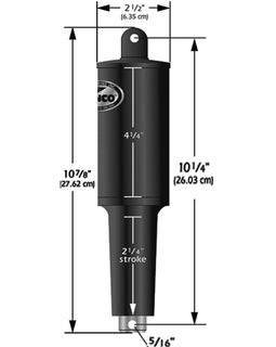 Lenco 12V 1-1/4" Stroke 5 Lobe Actuator - 5/16" - 3/8" [15122-001]