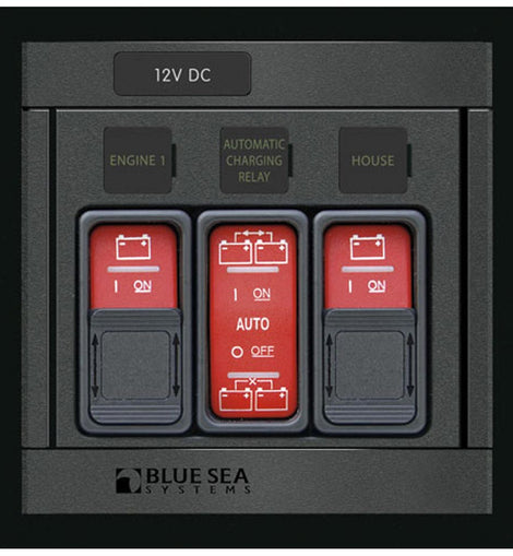 Blue Sea 1147 Remote Control Panel w/(2)2145 & (1)2146 Remote Control Contura Switch [1147]