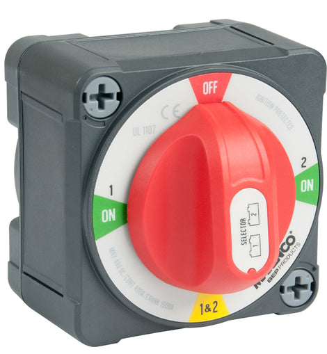 BEP Pro Installer 400A EZ-Mount Battery Selector Switch (1-2-Both-Off) [771-S-EZ]