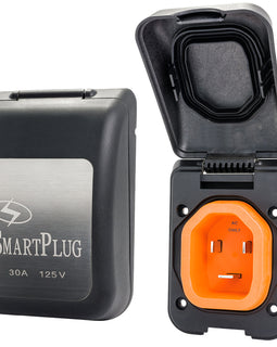 SmartPlug 30 AMP Male Non-Metallic Inlet Cover - Black [BM30PB]