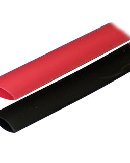 Ancor Adhesive Lined Heat Shrink Tubing (ALT) - 3/4" x 3" - 2-Pack - Black/Red [306602]