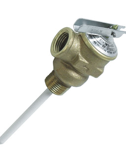 Camco Temperature & Pressure Relief Valve - 1/2" Valve w/4" Probe [10423]