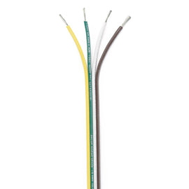 Ancor Ribbon Bonded Cable - 16/4 AWG - Brown/Green/White/Yellow - Flat - 100' [154510]