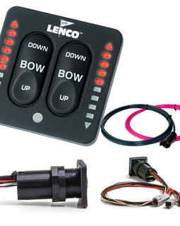 Lenco LED Indicator Integrated Tactile Switch Kit w/Pigtail f/Dual Actuator Systems [15171-001]