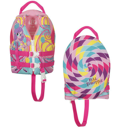 Full Throttle Water Buddies Life Vest - Child 30-50lbs - Princess [104300-105-001-17]